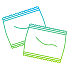 Fill and Seal Icon Form fill & seal custom food packaging